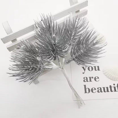 Artificial Plastic Plants Floristics for Diy Wedding Decorative Flowers Wreath Needlework Brooch Home Decor Christmas Garland