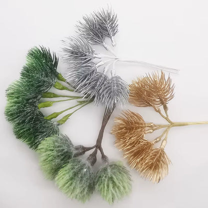 Artificial Plastic Plants Floristics for Diy Wedding Decorative Flowers Wreath Needlework Brooch Home Decor Christmas Garland