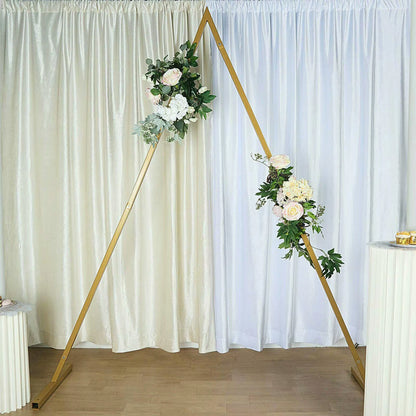 Modern Gold Metal Triangle Metal Arch Backdrop Stand Wedding Party Decorations