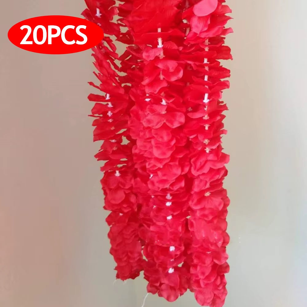 Artificial Silk Wisteria Flowers, Fake Plants, Garland, Rattan, Wedding Supplies, Home Decoration