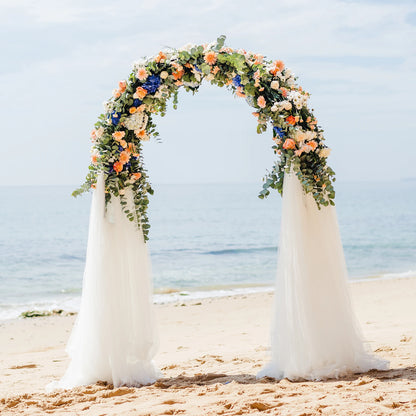 Large Metal Wedding Arch, Balloon Arch Backdrop Arch Stand for Wedding, Bridal, Garden, Yard, Indoor Outdoor Party Decoration