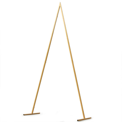 Modern Gold Metal Triangle Metal Arch Backdrop Stand Wedding Party Decorations