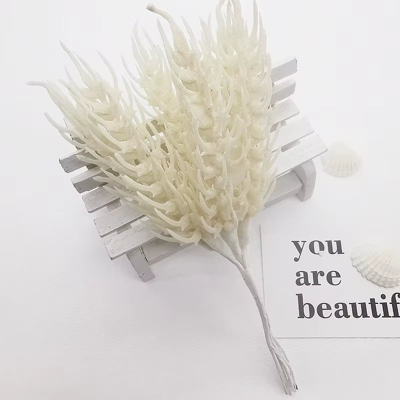 Artificial Plastic Plants Floristics for Diy Wedding Decorative Flowers Wreath Needlework Brooch Home Decor Christmas Garland