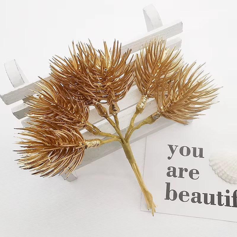 Artificial Plastic Plants Floristics for Diy Wedding Decorative Flowers Wreath Needlework Brooch Home Decor Christmas Garland