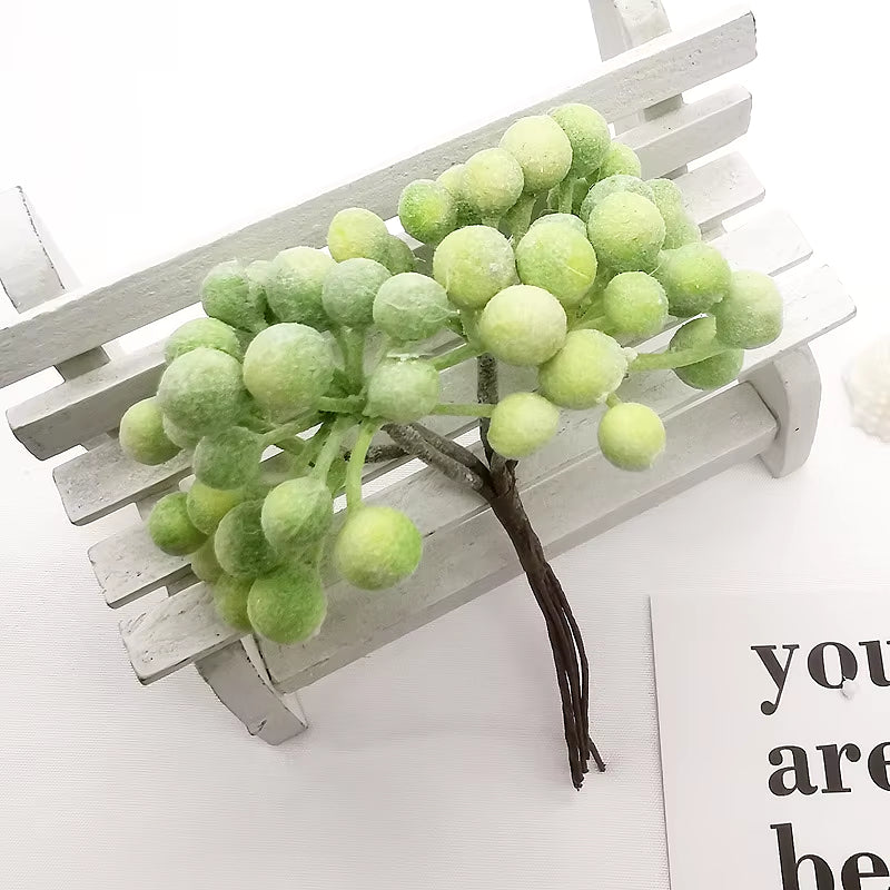 Artificial Plastic Plants Floristics for Diy Wedding Decorative Flowers Wreath Needlework Brooch Home Decor Christmas Garland